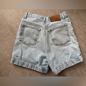 Calvin Klein Jeans Light Blue High-Waist Denim Shorts